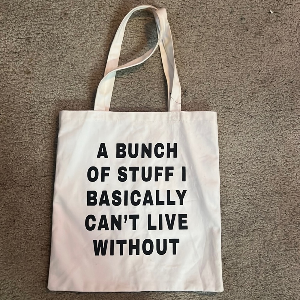 Medium sized canvas tote